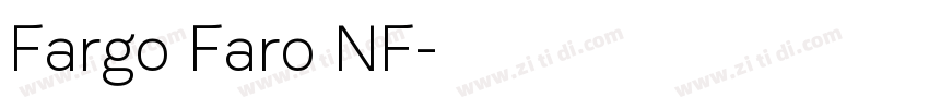 Fargo Faro NF字体转换
